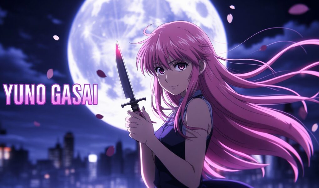Yuno Gasai Wallpaper – Dark Beauty of Future Diary in Stunning HD