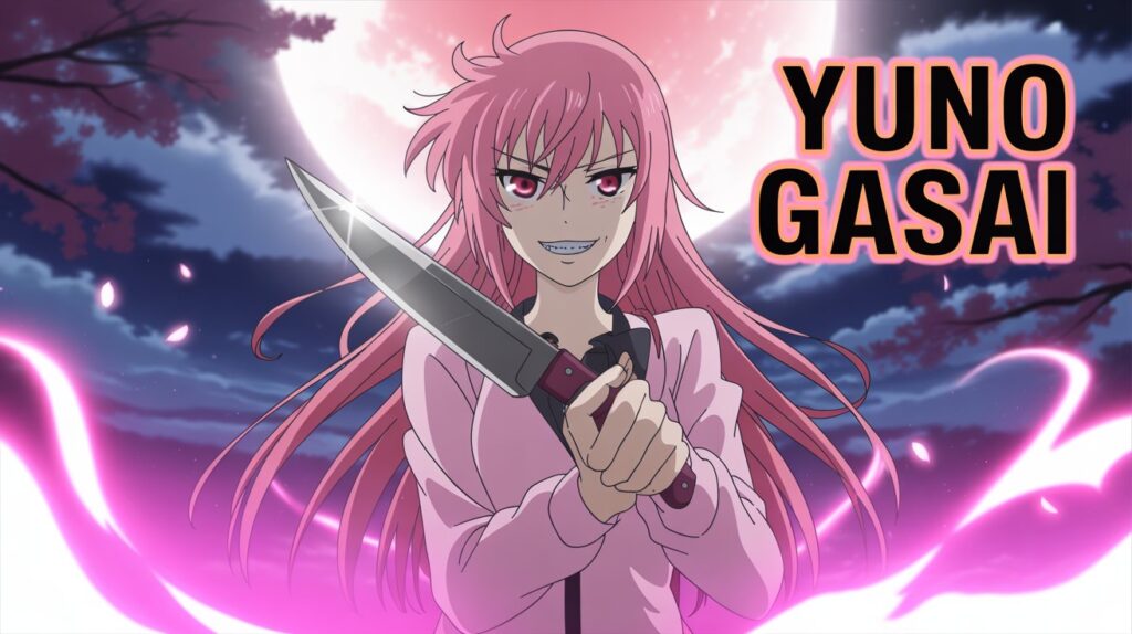 Yuno Gasai Wallpaper – Dark Beauty of Future Diary in Stunning HD