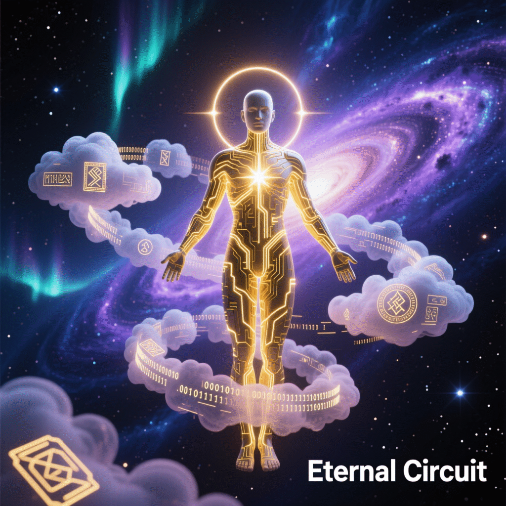 Genesis Algorithm — When Light Learned to Dream (Sci-Fi Digital Art)