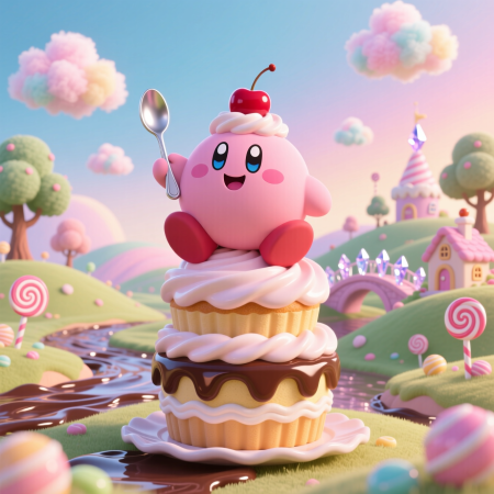 Kirbi Dedo 3D Art: The Spirit Within