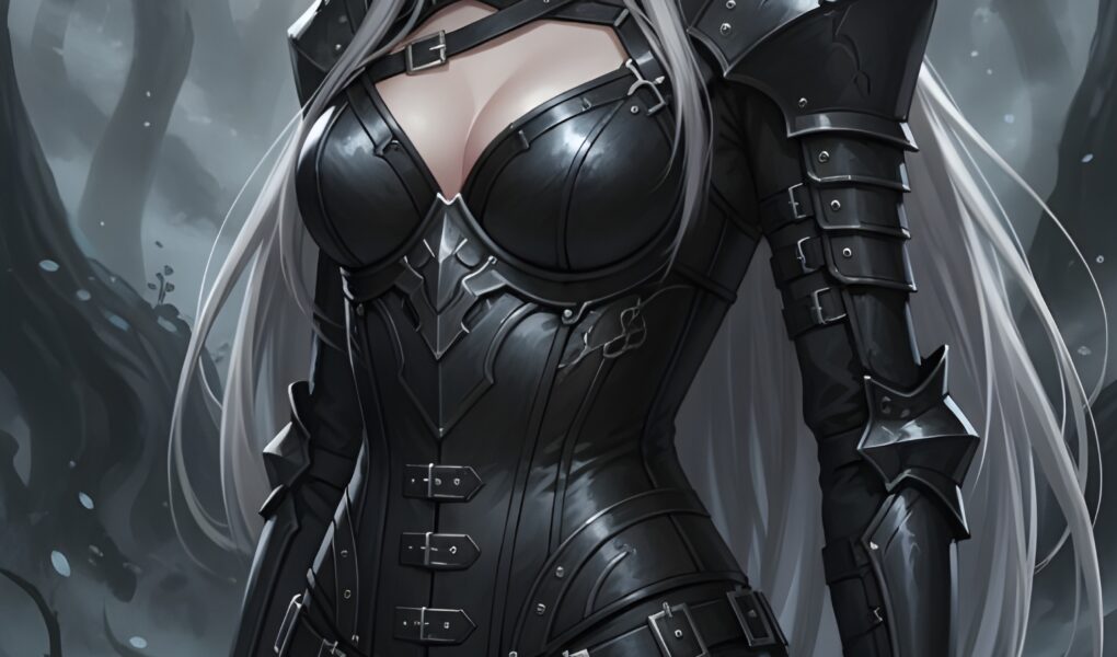 Dark Elegance | Gothic Warrior Character Art