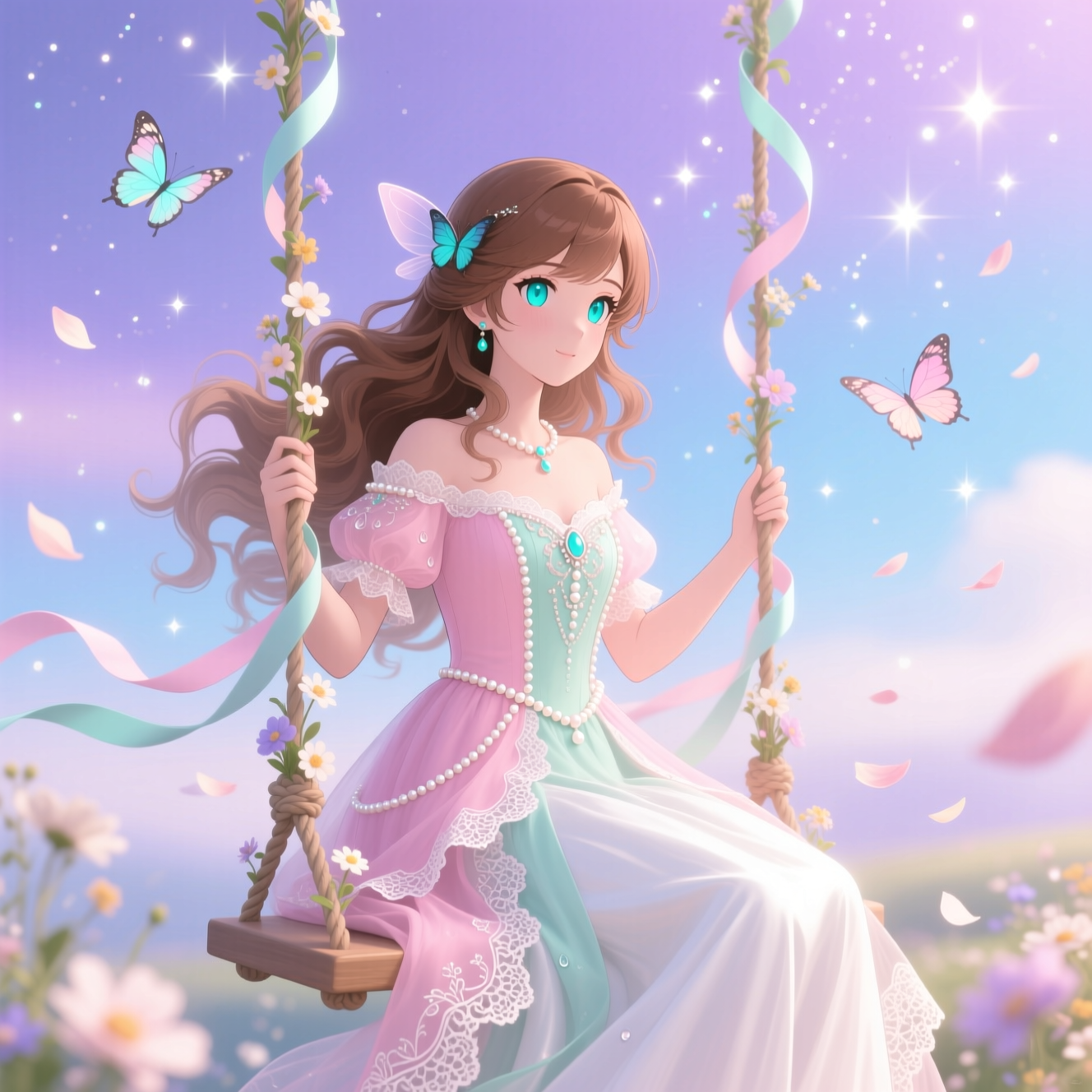 Celestia’s Pastel Dream — Aesthetic Art of Soft Elegance