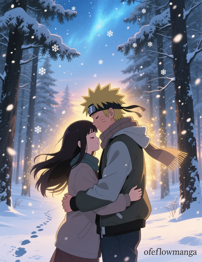 Shinobi Love: Naruto x Hinata Couple Art