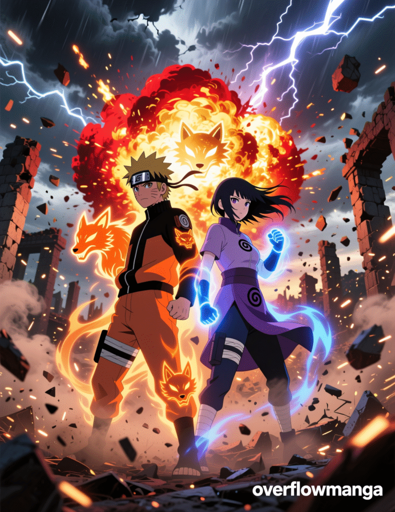 Shinobi Love: Naruto x Hinata Couple Art