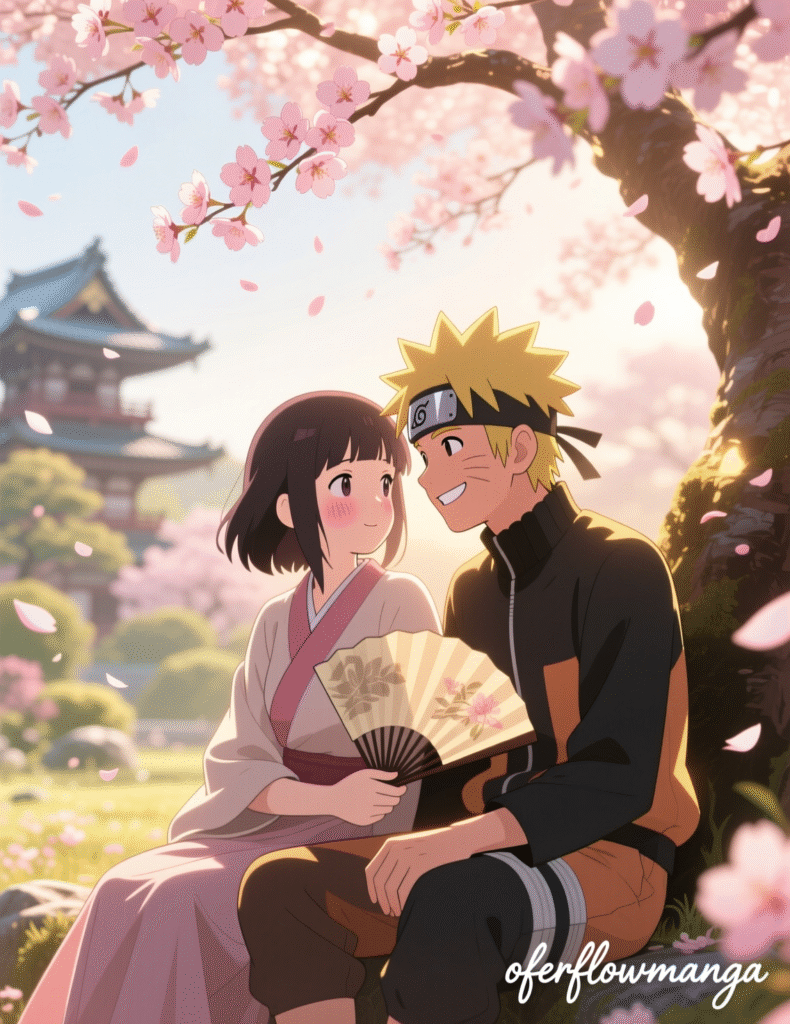Shinobi Love: Naruto x Hinata Couple Art