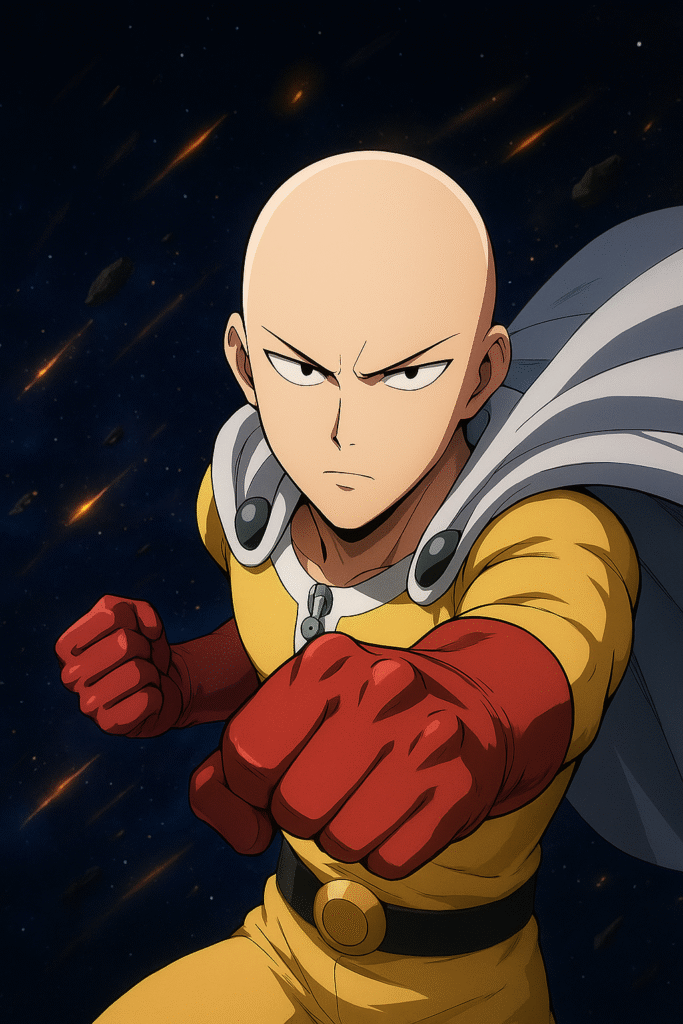 Saitama Manga PFP Art — The One Punch Awakening