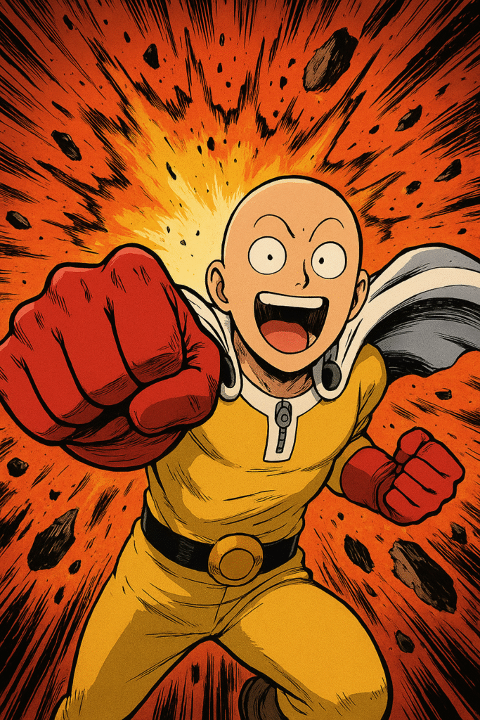 Saitama Manga PFP Art — The One Punch Awakening