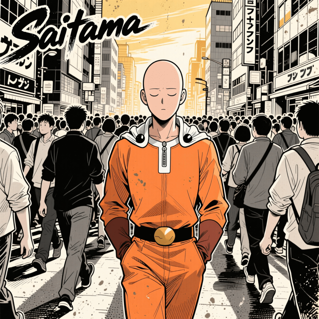 Saitama Manga PFP Art — The One Punch Awakening