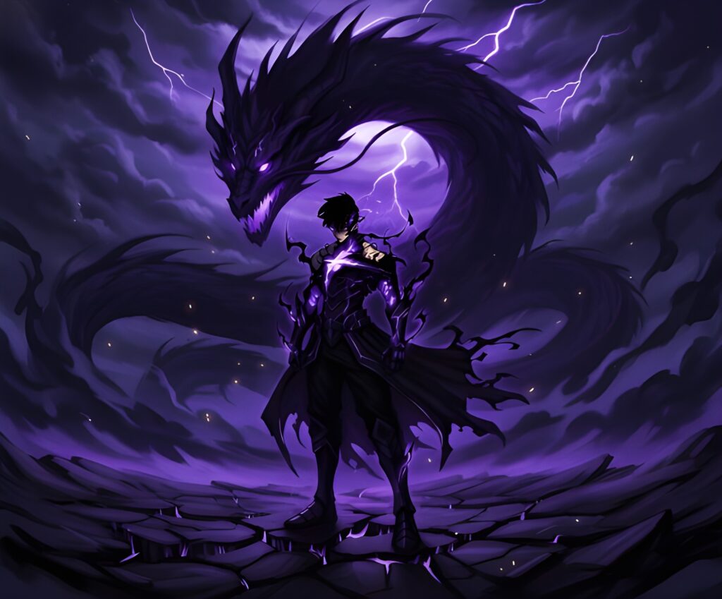 Rise of Shadows: Sung Jin-Woo The Shadow Monarch Character Art