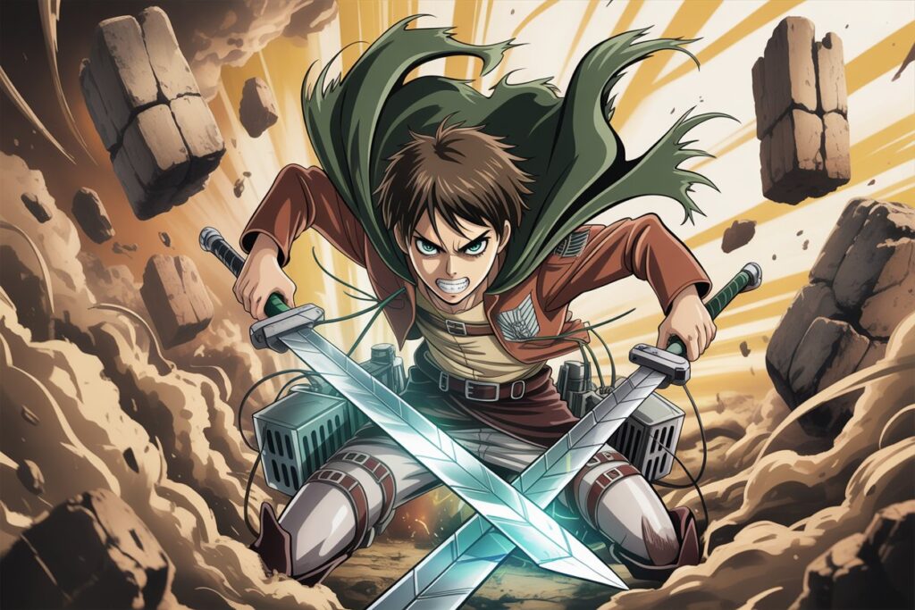 swords from attack on titan