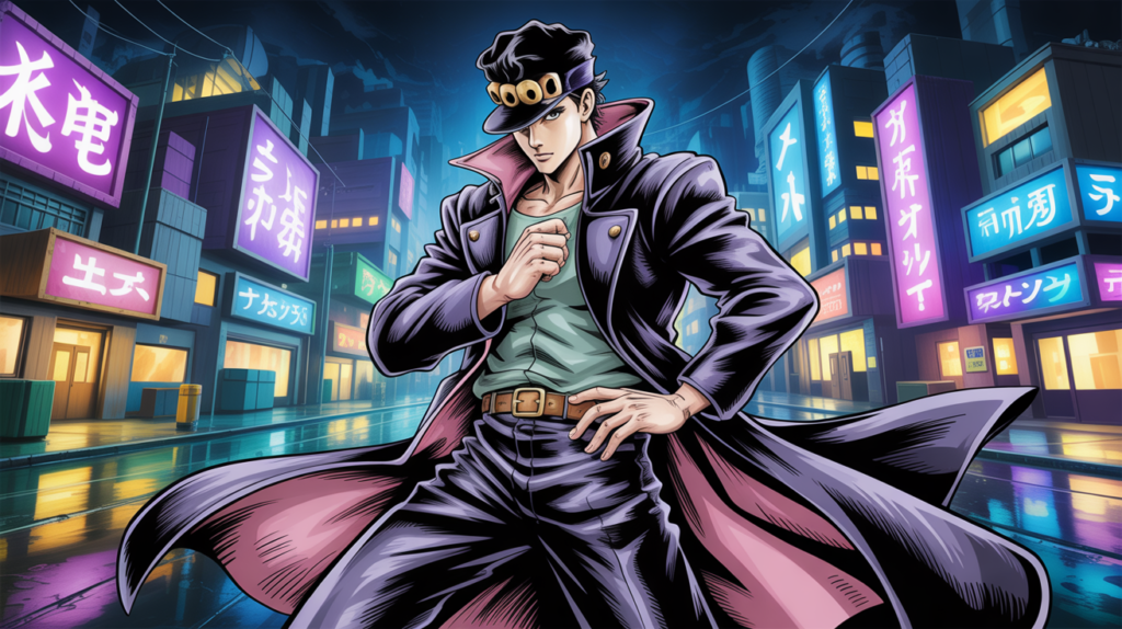 Jotaro Kujo — The Stand User of the Neon Streets