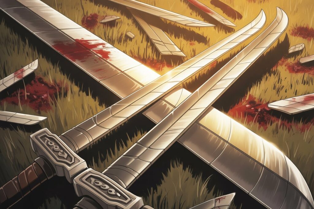 attack on titan replica sword