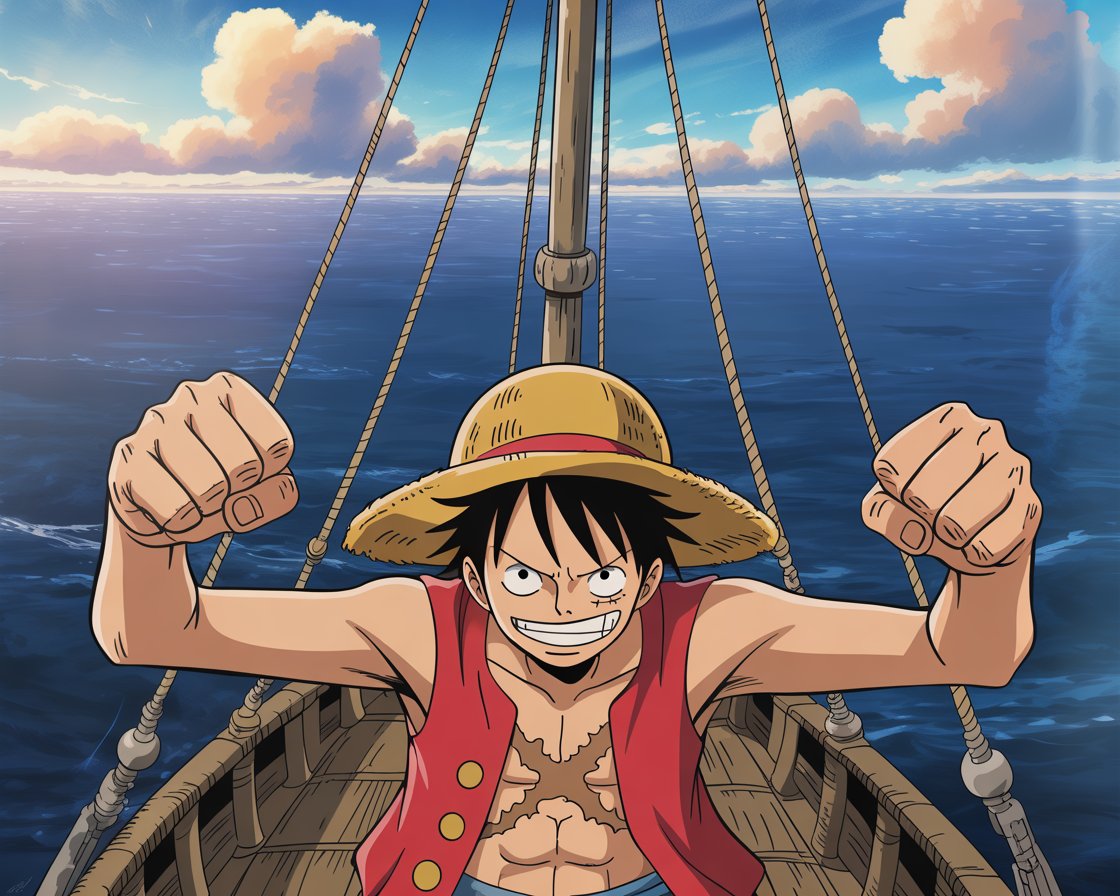 luffy determined